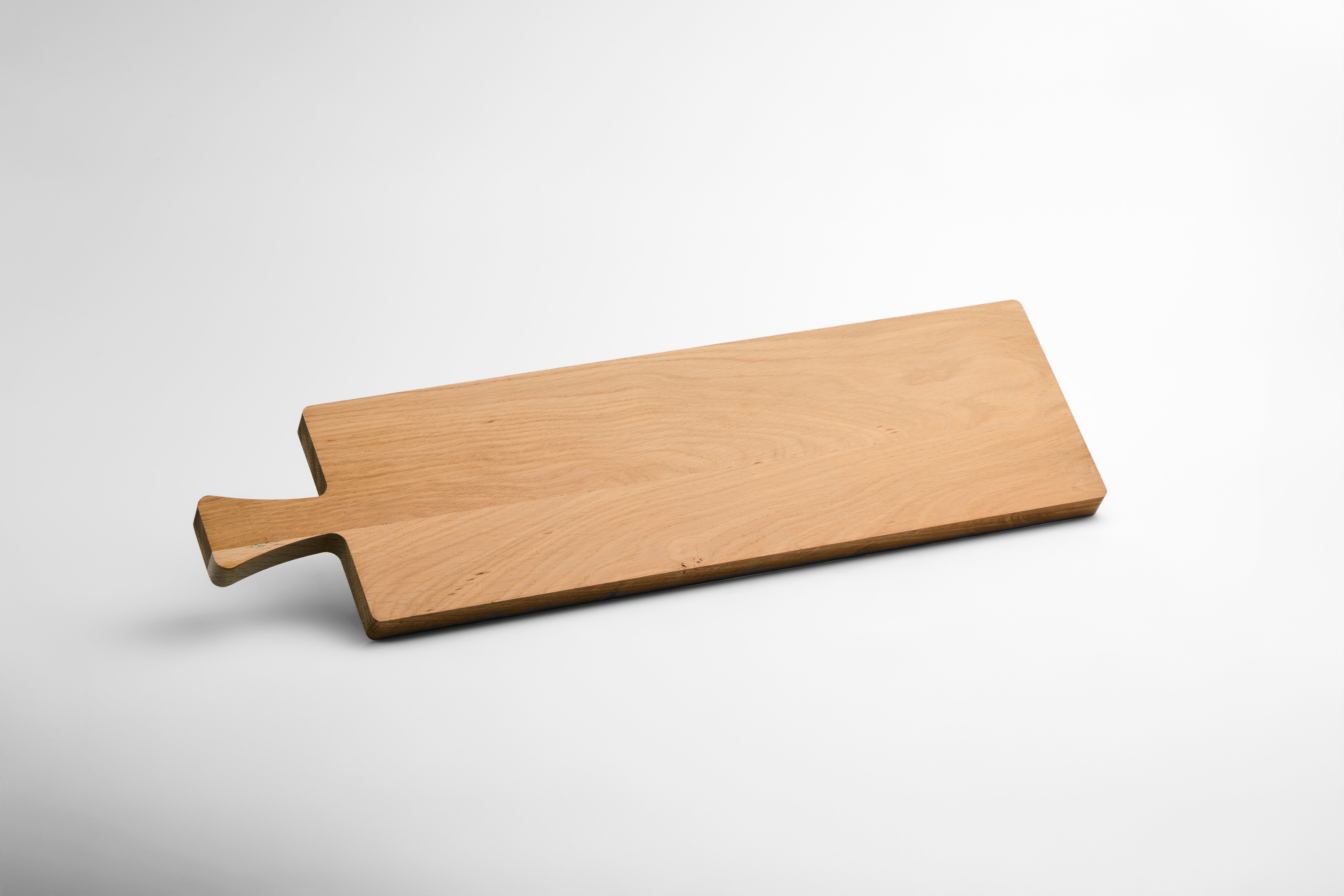 Large (55x15x2) Rectangular Natur Oak Serving Board with Handle