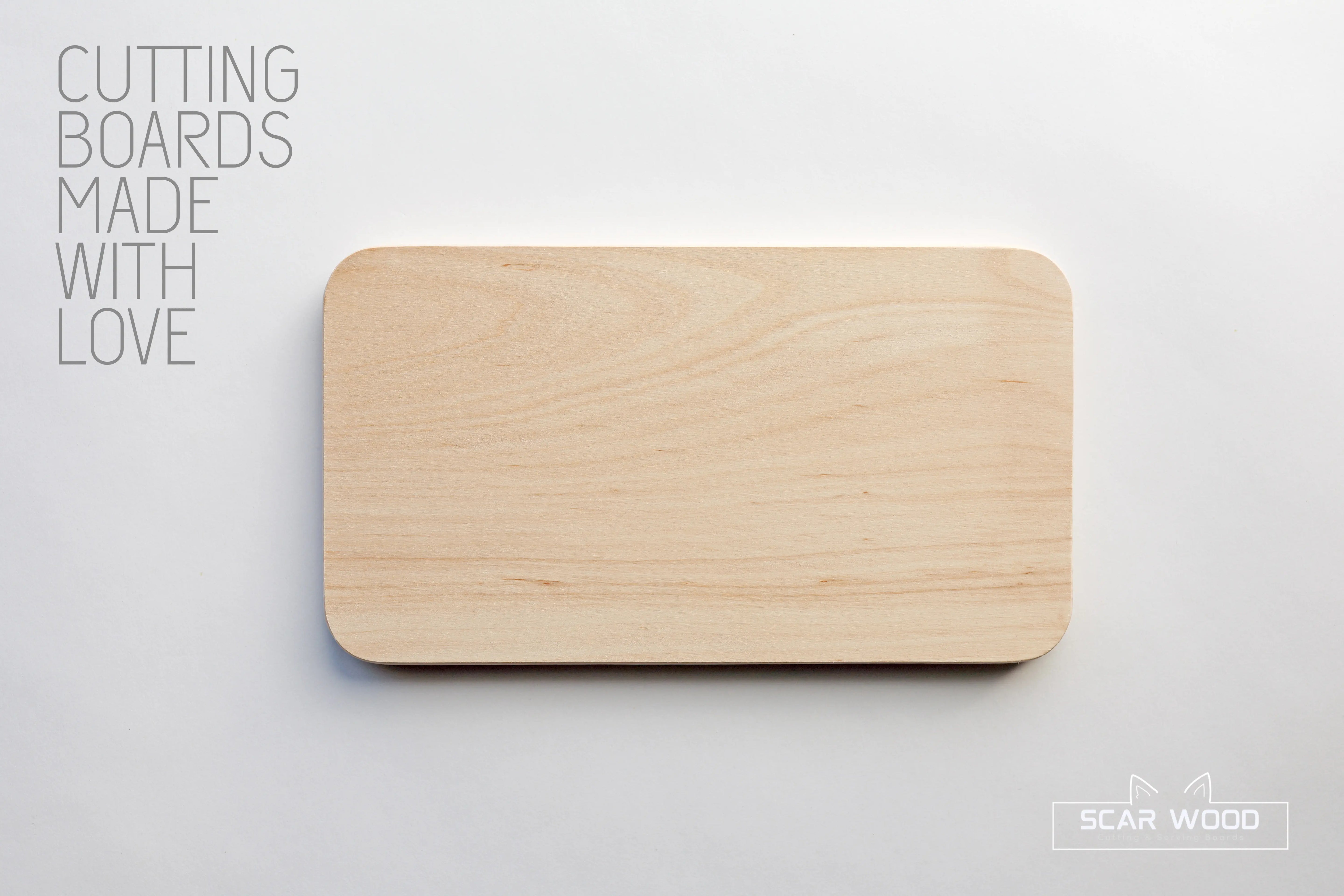 Small (25x16x1) Rectangular Alder Cutting Board