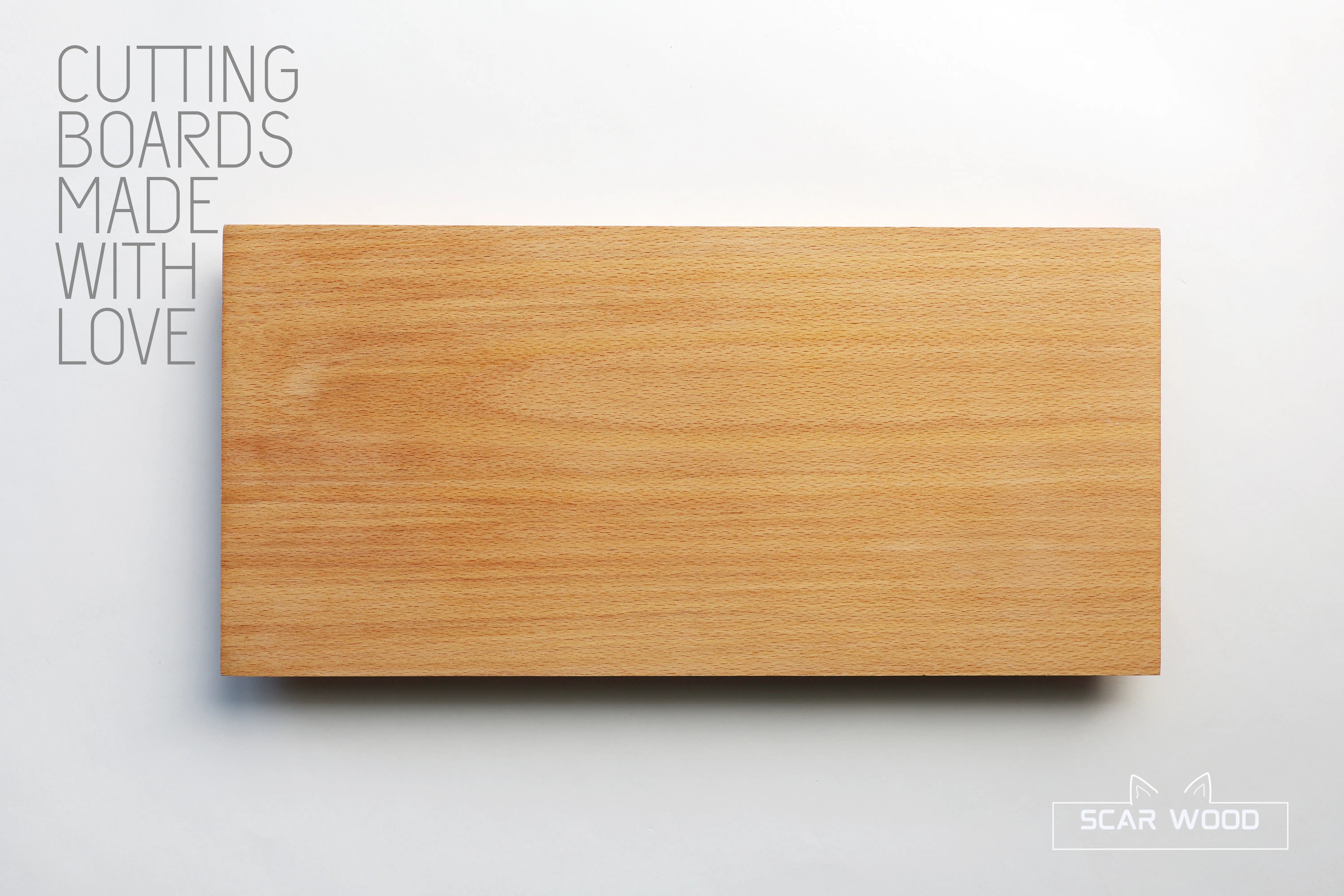 Medium (38x18x2) Rectangular Beech Cutting Board