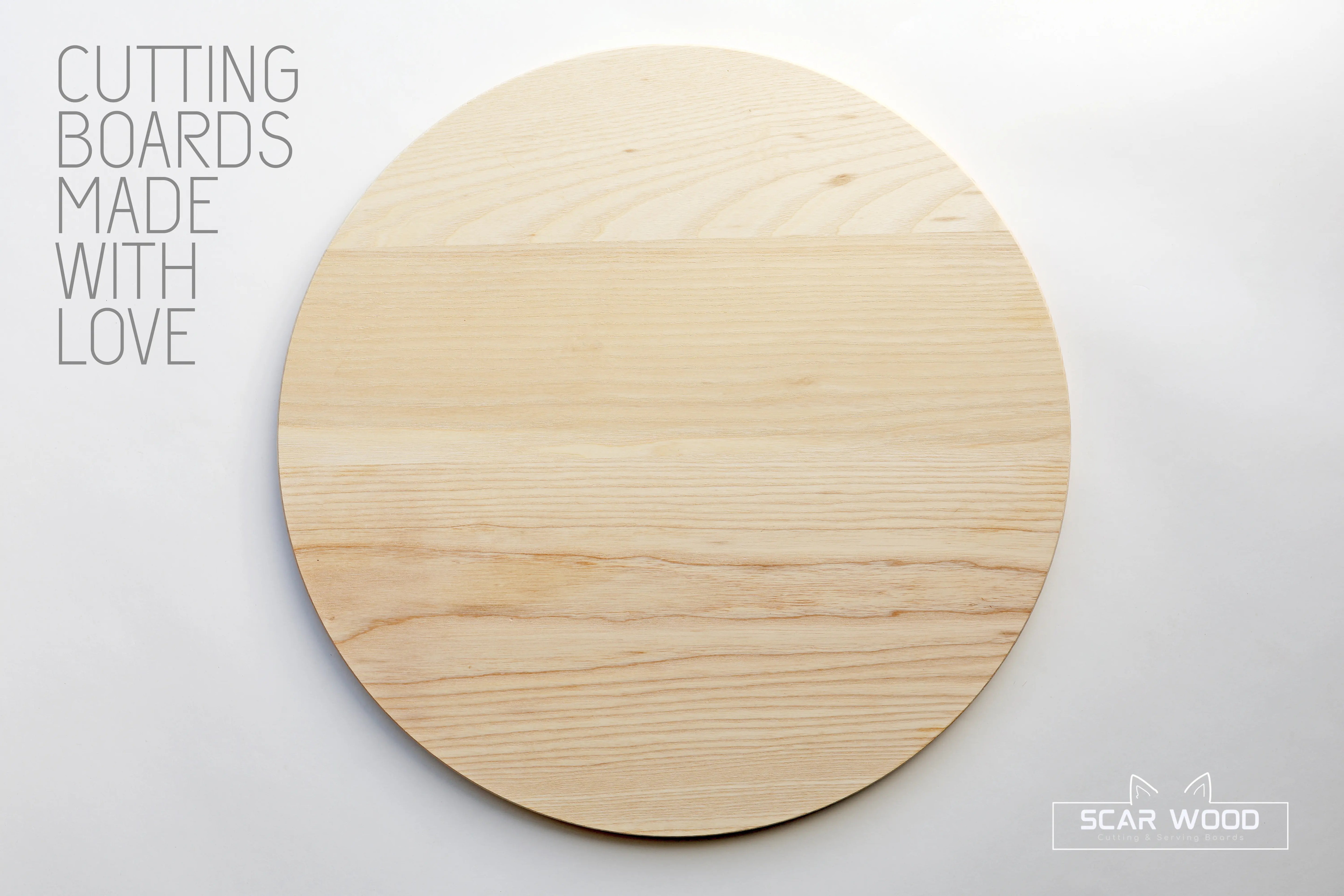 Medium (38cm) Round Ash Serving Board