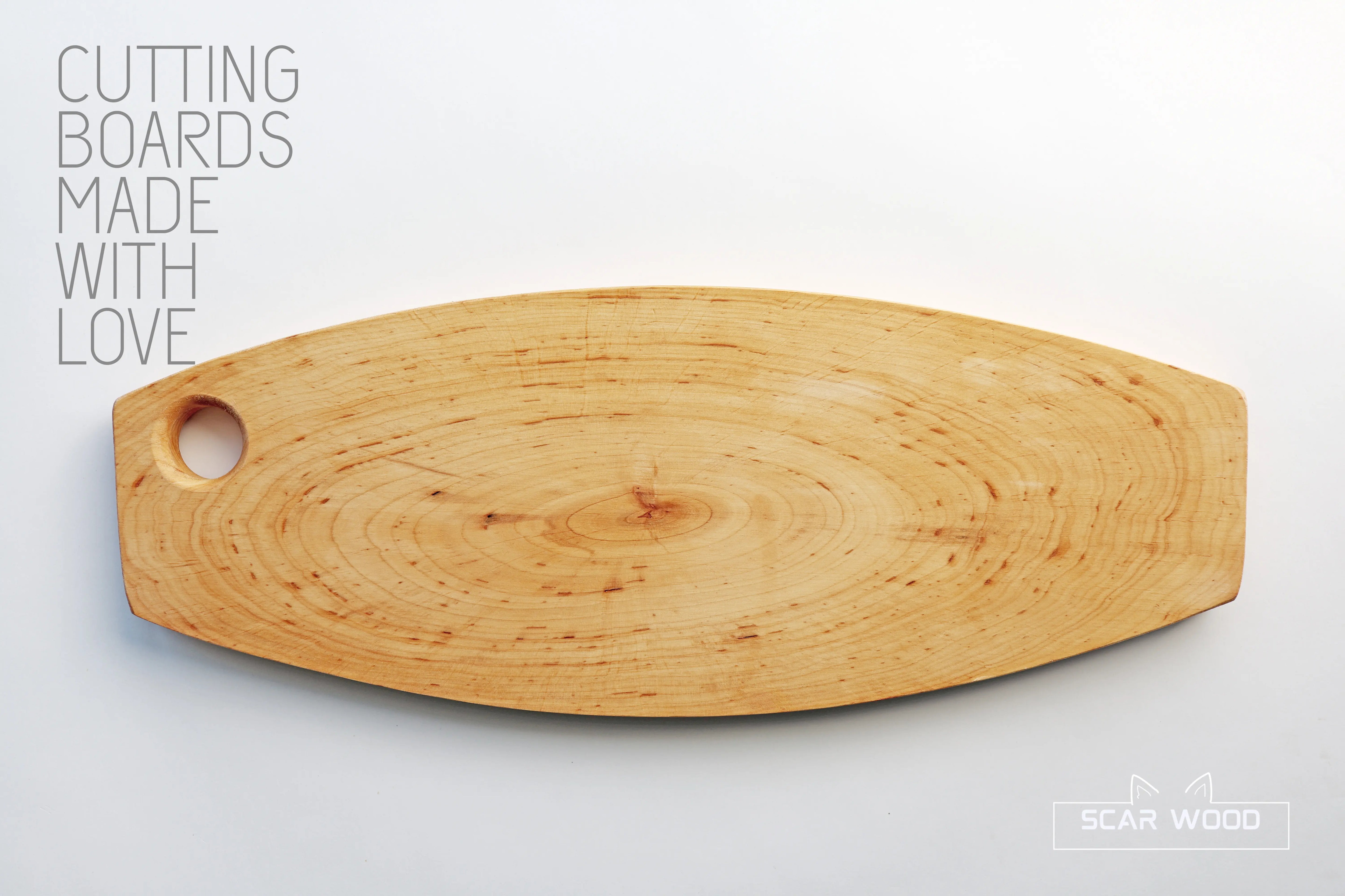Medium–Large (35–45cm) Alder Serving Board