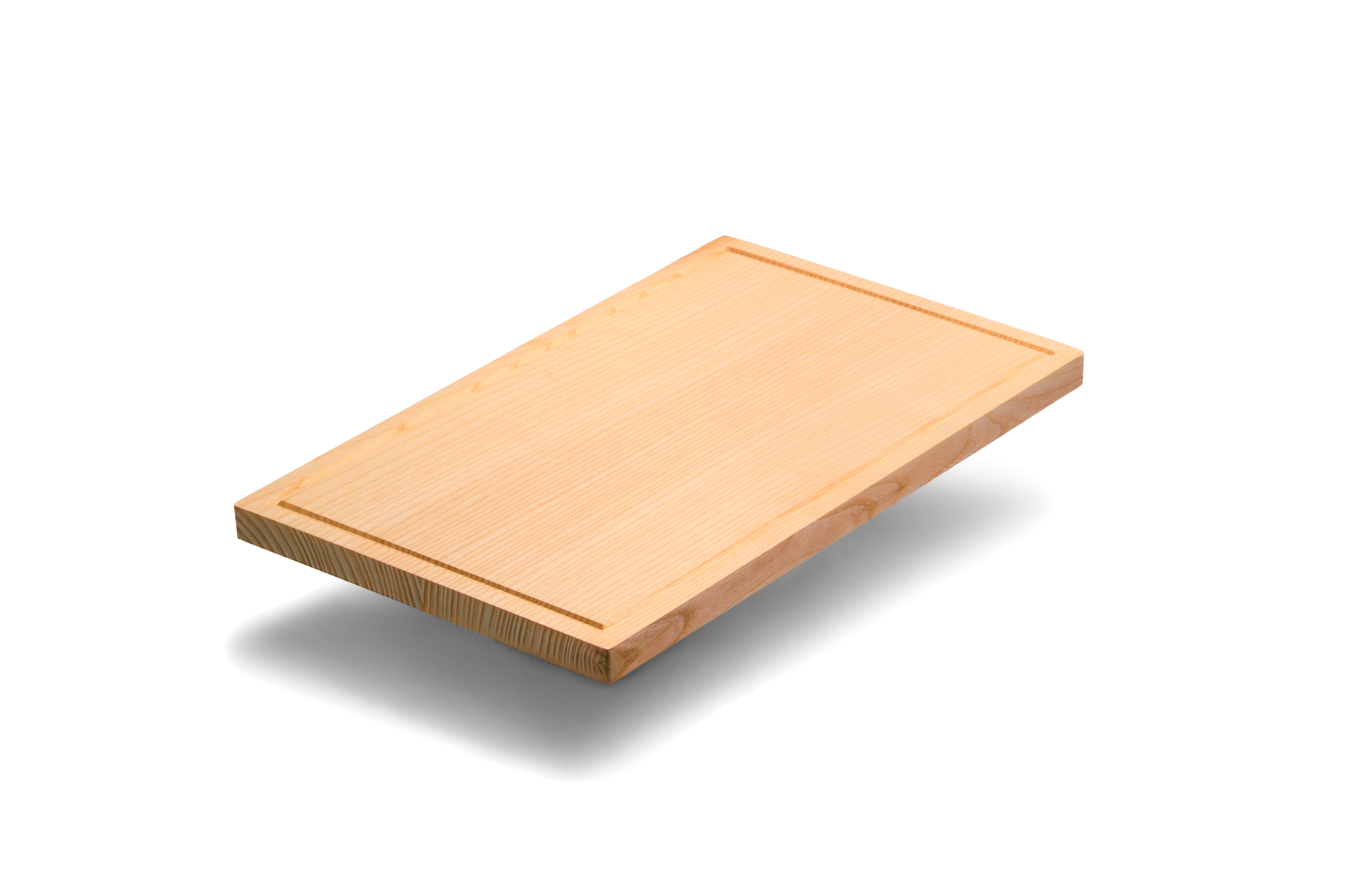 Cutting Board with Groove - FSC® Ash 40x25x2 cm