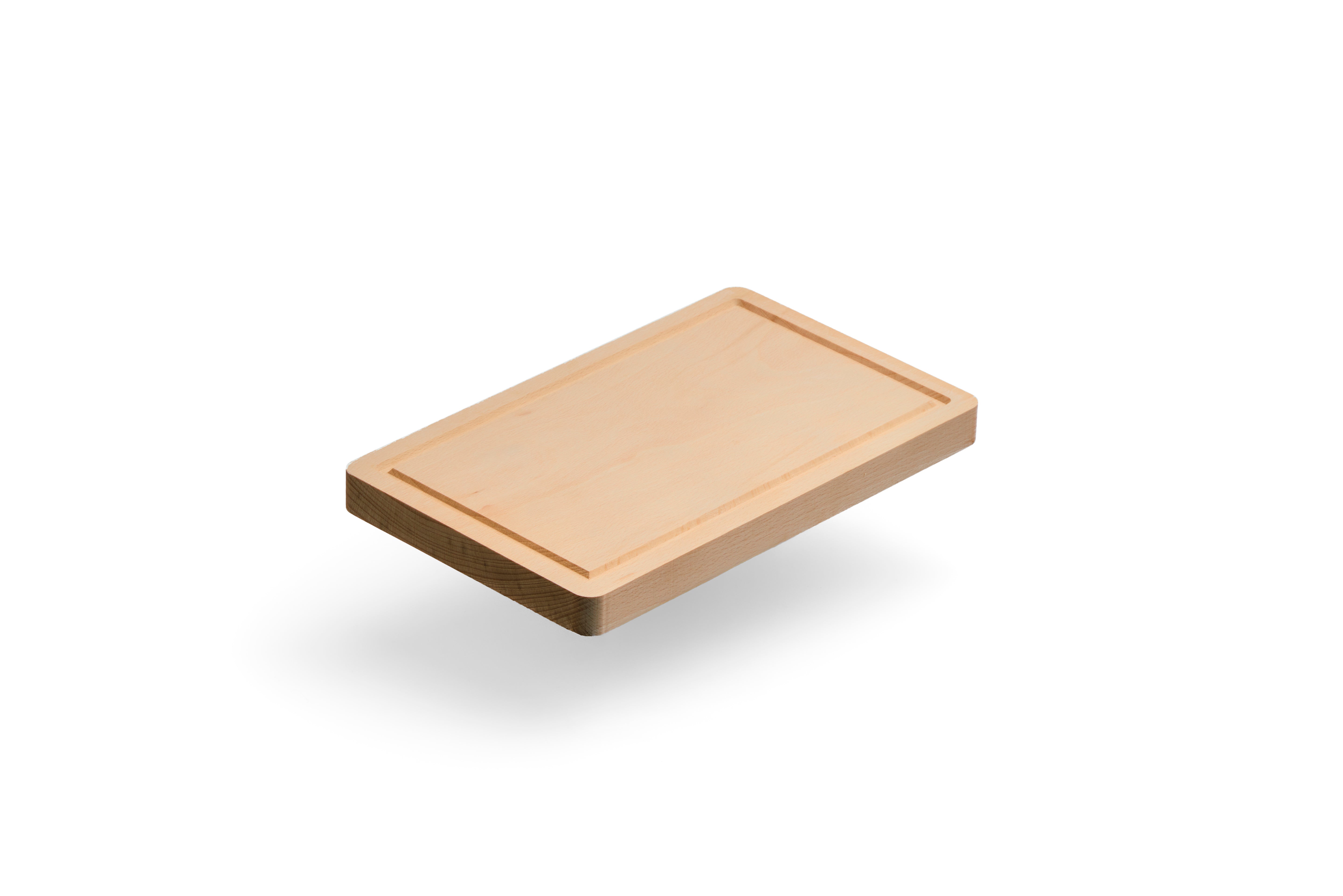 Cutting Board with Groove - FSC® Beech 26x16x2 cm