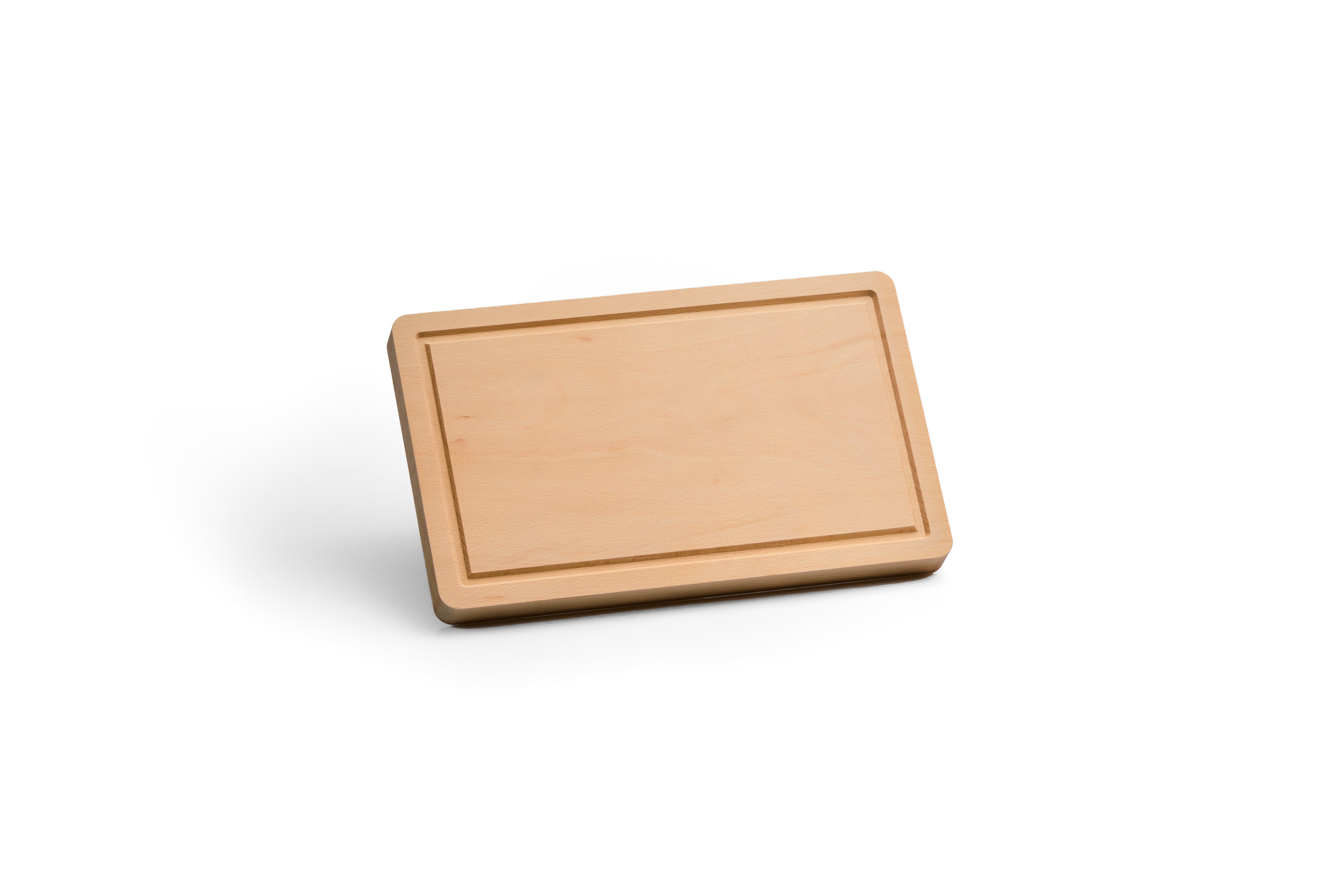 Cutting Board with Groove - FSC® Beech 26x16x2 cm