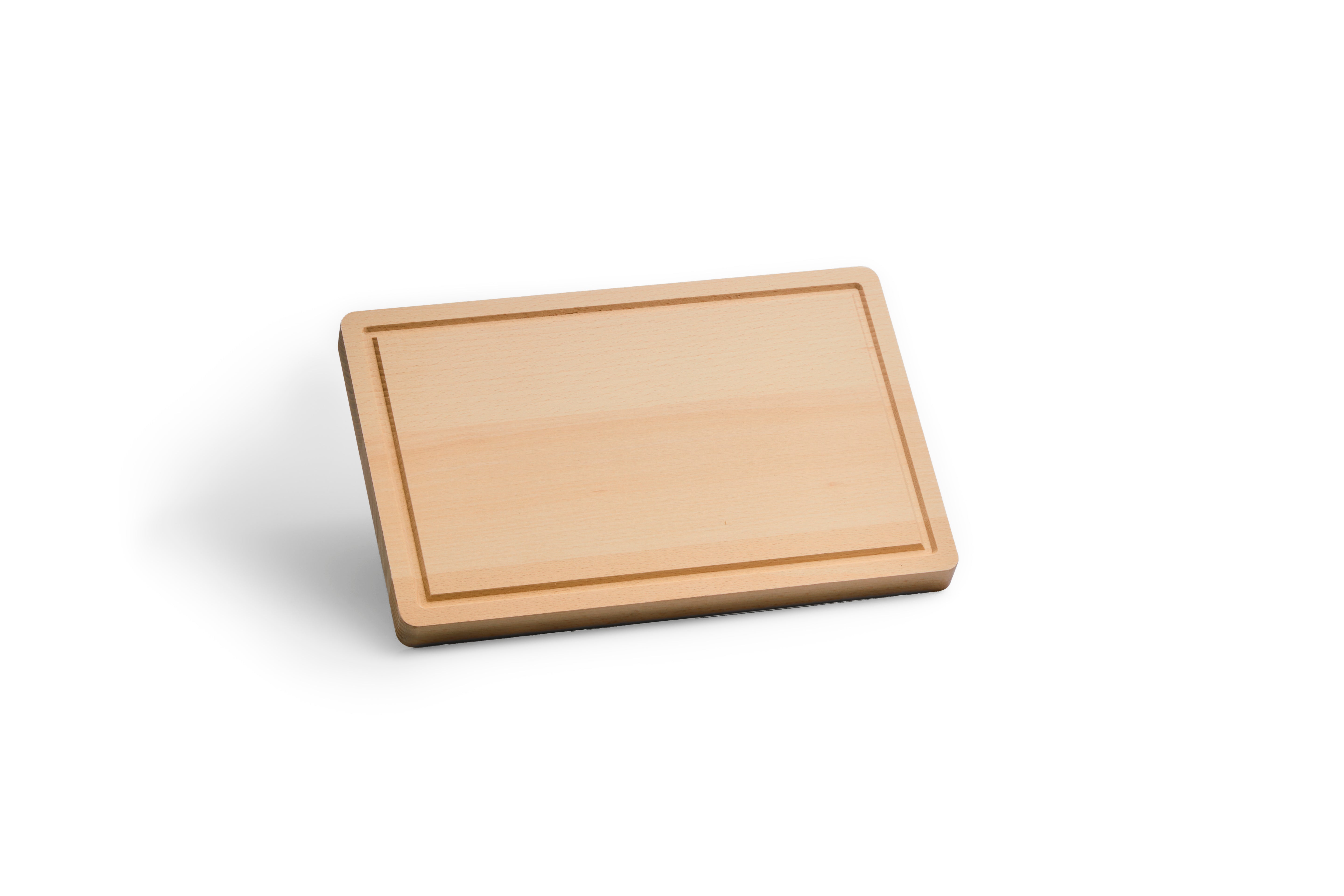 Cutting Board with Groove - FSC® Beech 30x20x2 cm